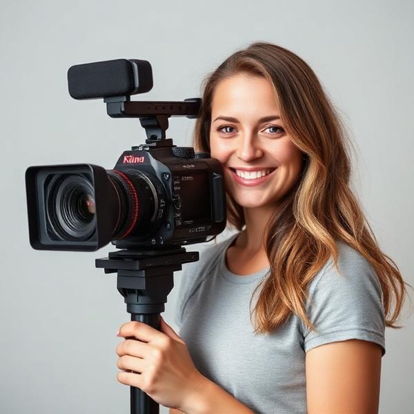 Tournage d'une série de vidéos TikTok en studio